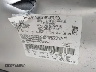 2013 Ford Explorer с VIN 1FM5K7B85DGC95746, выставлен на аукционе IAAI как лот 42356749 с пробегом 68 914 миль миль и . История ставок и продаж доступна на DreamBid. Изображение 9.