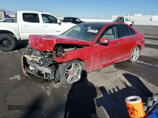 2011 Mercedes-Benz C with VIN WDDGF5EB6BR175216, listed as a Copart auction lot 42976685 with 173,590 mi miles and Salvage Title. Bid and sale history available at carsss.com. Image 1.