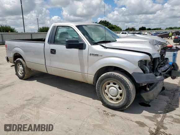 2010 Ford F-150 XL with VIN 1FTMF1CW3AKB69862, listed as a Copart auction lot 62739675 with 130,186 mi miles and Clean title. Bid and sale history available at DreamBid. Image 4.