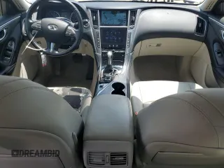 2014 Infiniti Q50 Premium with VIN JN1BV7AR7EM697072, listed as a Copart auction lot 60526535 with 227,626 mi miles and Salvage title. Bid and sale history available at DreamBid. Image 8.