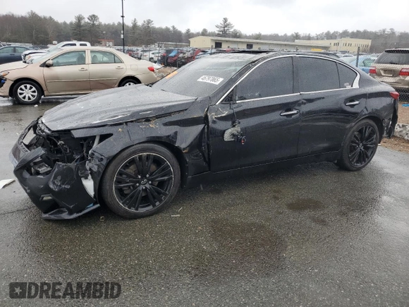 2020 Infiniti Q50 Pure with VIN JN1EV7ARXLM252478, listed as a Copart auction lot 46797865 with Not provided miles and Salvage title. Bid and sale history available at DreamBid. Image 1.