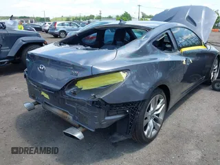 2014 Hyundai Genesis Coupe 2.0T with VIN KMHHT6KD6EU114447, listed as a IAAI auction lot 42561898 with 101,453 mi miles and . Bid and sale history available at DreamBid. Image 6.