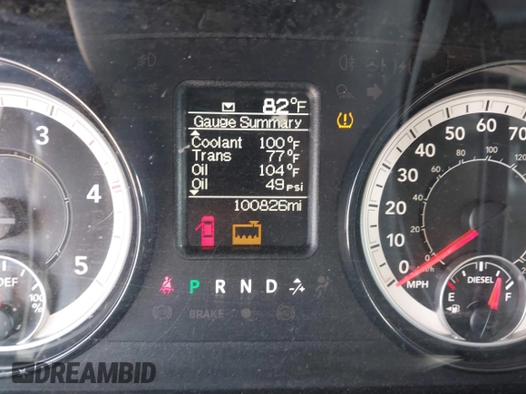 2018 Ram 2500 Tradesman with VIN 3C6UR5HL4JG287883, listed as a IAAI auction lot 42458530 with 100,826 mi miles and . Bid and sale history available at DreamBid. Image 15.