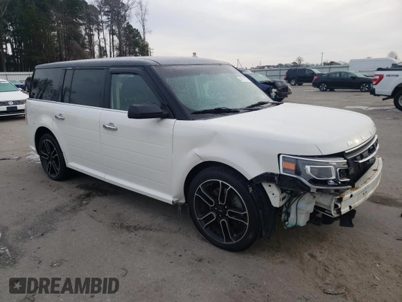 2013 Ford Flex Limited w/EcoBoost with VIN 2FMHK6DTXDBD00343, listed as a Copart auction lot 42111175 with 228,220 mi miles and Salvage Title. Bid and sale history available at carsss.com. Image 4.
