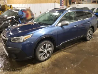 2021 Subaru Outback Touring with VIN 4S4BTAPC0M3100489, listed as a Copart auction lot 84444854 with 37,105 mi miles and Salvage Title. Bid and sale history available at carsss.com. Image 1.