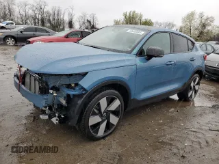 2023 Volvo C40 Recharge Pure Electric Ultimate with VIN YV4ED3GMXP2037976, listed as a Copart auction lot 49445584 with 8,101 mi miles. Bid and sale history available at carsss.com. Image 1.