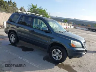 2004 Honda Pilot EX with VIN 2HKYF18414H589485, listed as a IAAI auction lot 42100822 with 172,254 mi miles and . Bid and sale history available at carsss.com. Image 1.
