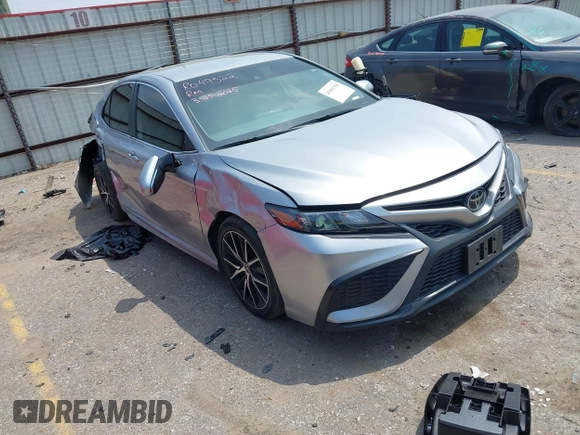 2023 Toyota Camry SE with VIN 4T1G11AK3PU723826, listed as a IAAI auction lot 41903358 with 74,095 mi miles. Bid and sale history available at carsss.com. Image 1.