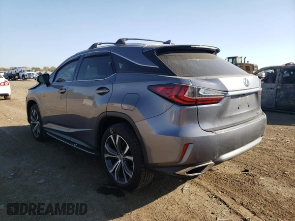 2017 Lexus RX with VIN 2T2BZMCA3HC075590, listed as a Copart auction lot 62722992 with 34,527 mi miles. Bid and sale history available at carsss.com. Image 3.