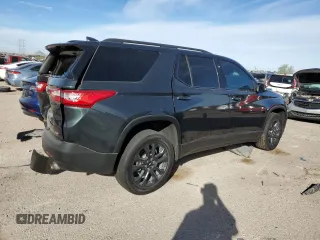 2021 Chevrolet Traverse RS with VIN 1GNERJKW8MJ176305, listed as a Copart auction lot 82169024 with 78,966 mi miles and Salvage Title. Bid and sale history available at carsss.com. Image 3.