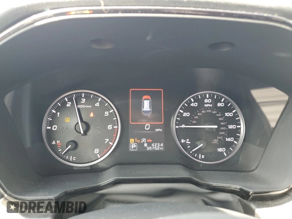 2022 Subaru Outback Premium with VIN 4S4BTAFC3N3193723, listed as a Copart auction lot 58500445 with 36,762 mi miles and Salvage title. Bid and sale history available at DreamBid. Image 9.
