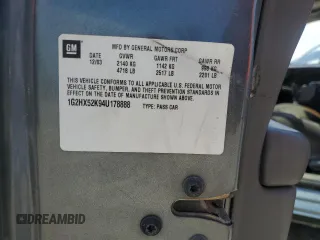 2004 Pontiac Bonneville SE z VIN 1G2HX52K94U178888, wystawiony jako Copart lot #51669505 z przebiegiem 184 886 mil mil oraz Szkoda całkowita • Salvage title. Historia ofert i sprzedaży dostępna na DreamBid. Obrazek 12.