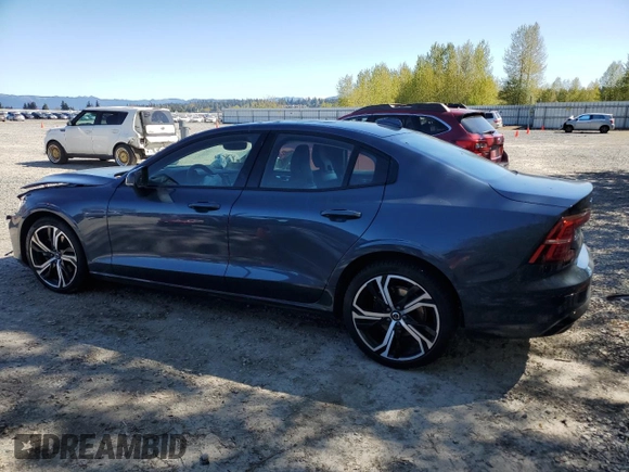 2025 Volvo S60 Core with VIN 7JRL12GJ6SG364732, listed as a Copart auction lot 53539135 with 9,243 mi miles and Salvage Title. Bid and sale history available at carsss.com. Image 2.