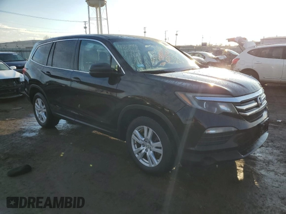 2016 Honda Pilot LX with VIN 5FNYF5H12GB014392, listed as a Copart auction lot 47092685 with 108,922 mi miles and Salvage Title. Bid and sale history available at DreamBid. Image 4.