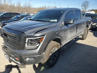 2023 Nissan Titan SV с VIN 1N6AA1ED4PN116721, выставлен на аукционе Copart как лот 45902004 с пробегом 7 075 миль миль и Списание • Salvage title. История ставок и продаж доступна на DreamBid. Изображение 1.