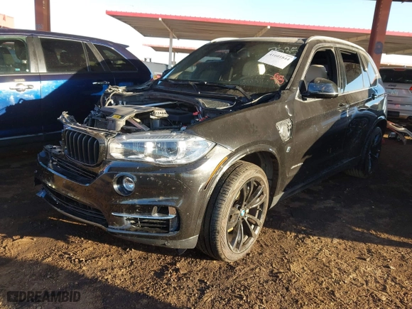 2017 BMW X5 xDrive40e iPerformance with VIN 5UXKT0C35H0V97078, listed as a IAAI auction lot 41601844 with 85,597 mi miles. Bid and sale history available at carsss.com. Image 2.