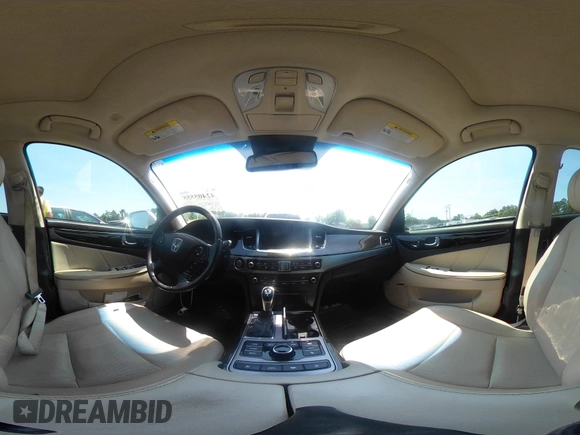 2016 Hyundai Equus Signature with VIN KMHGH4JH7GU102560, listed as a IAAI auction lot 42405555 with 95,702 mi miles and . Bid and sale history available at DreamBid. Image 18.