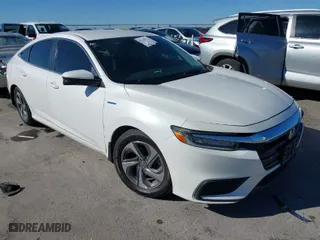 2019 Honda Insight EX with VIN 19XZE4F51KE033845, listed as a IAAI auction lot 41160819 with 88,954 mi miles. Bid and sale history available at carsss.com. Image 1.