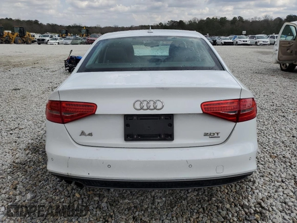 2014 Audi A4 2.0T Premium Plus with VIN WAUHFAFL3EA143726, listed as a Copart auction lot 48666155 with 107,300 mi miles and Salvage Title. Bid and sale history available at carsss.com. Image 6.