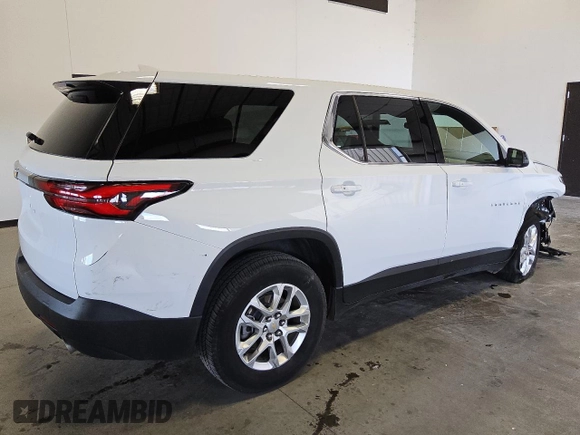2023 Chevrolet Traverse LS with VIN 1GNERFKW7PJ231053, listed as a Copart auction lot 68473214 with 37,012 mi miles and Clean Title. Bid and sale history available at carsss.com. Image 3.