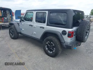 2024 Jeep Wrangler Rubicon with VIN 1C4RJXR61RW224506, listed as a IAAI auction lot 42111434 with 33,689 mi miles and . Bid and sale history available at DreamBid. Image 3.
