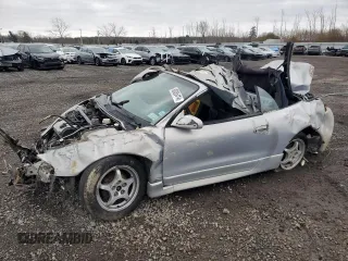 1997 Mitsubishi Eclipse GS with VIN 4A3AX35G5VE160888, listed as a Copart auction lot 80085414 with 163,683 mi miles and Salvage Title. Bid and sale history available at carsss.com. Image 1.