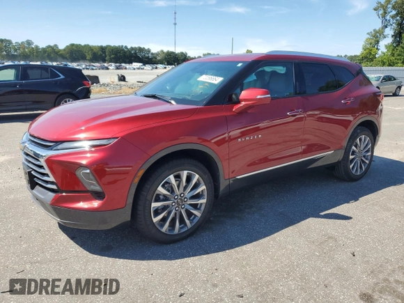 2023 Chevrolet Blazer Premier z VIN 3GNKBFRS4PS119996, wystawiony jako Copart lot #70096664 z przebiegiem 19 179 mil mil oraz Szkoda całkowita • Salvage title. Historia ofert i sprzedaży dostępna na DreamBid. Obrazek 1.