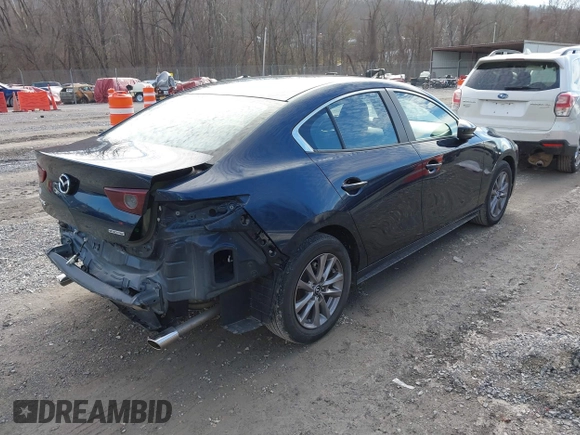2021 Mazda 3 S with VIN JM1BPAAL5M1344295, listed as a IAAI auction lot 41499549 with 35,513 mi miles and . Bid and sale history available at DreamBid. Image 4.