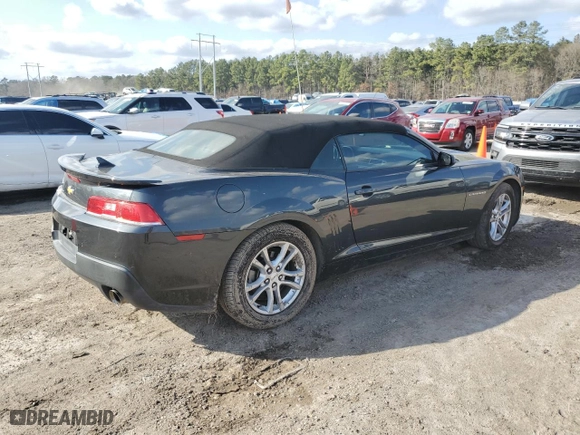 2015 Chevrolet Camaro LT with VIN 2G1FD3D32F9153541, listed as a Copart auction lot 43527785 with 64,168 mi miles and Salvage Title. Bid and sale history available at carsss.com. Image 3.