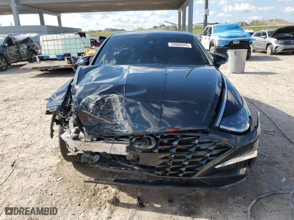 2020 Hyundai Sonata SEL Plus with VIN 5NPEJ4J21LH018430, listed as a Copart auction lot 50980045 with 53,921 mi miles and Non Repairable. Bid and sale history available at carsss.com. Image 5.
