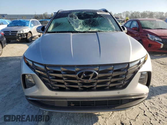 2022 Hyundai Tucson Limited with VIN 5NMJE3AE8NH024653, listed as a Copart auction lot 74289284 with 39,614 mi miles and Clean Title. Bid and sale history available at carsss.com. Image 5.