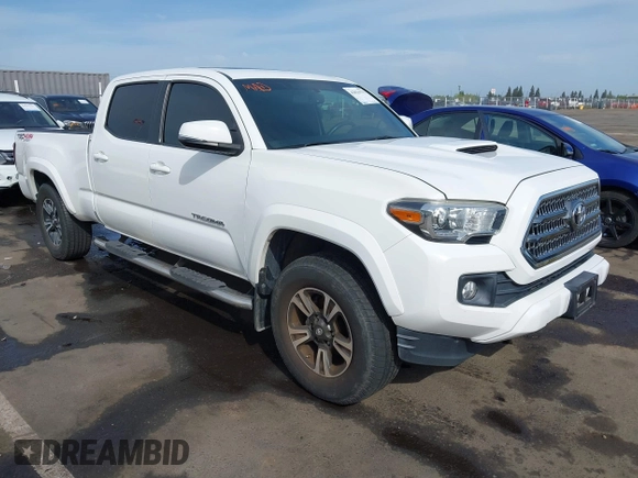 2017 Toyota Tacoma SR5 with VIN 3TMDZ5BN9HM029700, listed as a IAAI auction lot 42034375 with 86,907 mi miles. Bid and sale history available at carsss.com. Image 1.