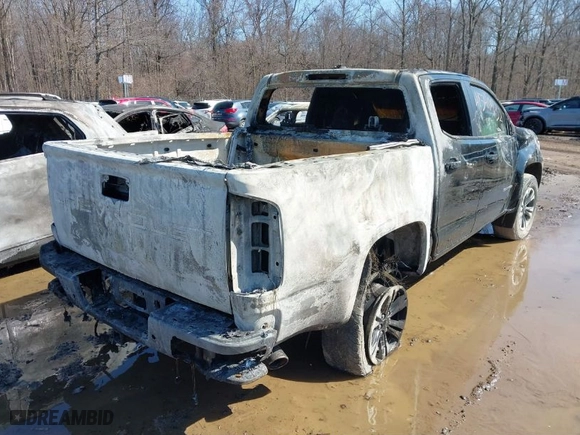 2021 Chevrolet Colorado 4WD Z71 with VIN 1GCGTDEN0M1117014, listed as a IAAI auction lot 41540932 with 39,446 mi miles. Bid and sale history available at carsss.com. Image 4.