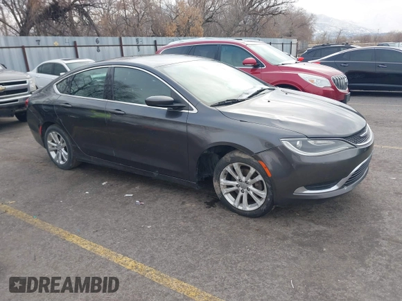 2015 Chrysler 200 Limited with VIN 1C3CCCAB1FN587766, listed as a IAAI auction lot 41237842 with 179,788 mi miles and . Bid and sale history available at DreamBid. Image 1.