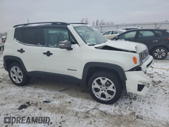 2020 Jeep Renegade Limited with VIN ZACNJBD1XLPL18706, listed as a Copart auction lot 88107385 with 64,236 mi miles and Non repairable. Bid and sale history available at DreamBid. Image 4.