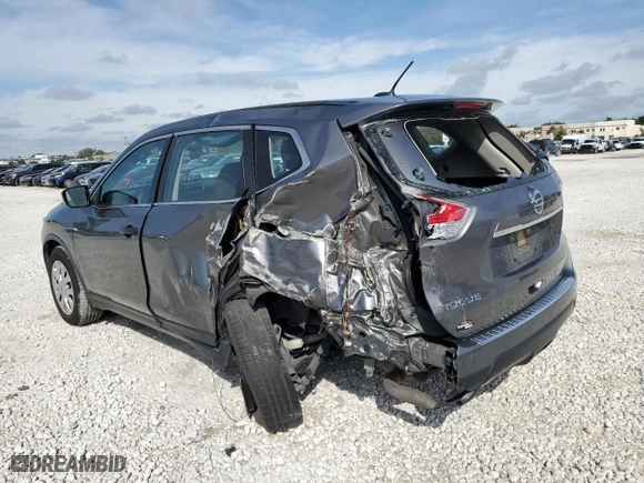 2016 Nissan Rogue SV with VIN JN8AT2MT5GW006433, listed as a Copart auction lot 46261705 with 63,453 mi miles and Salvage Title. Bid and sale history available at carsss.com. Image 2.