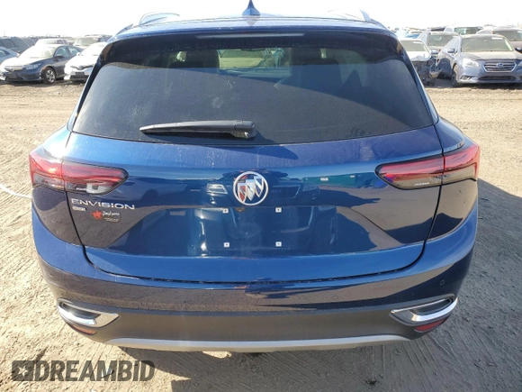 2022 Buick Envision Essence with VIN LRBFZPR44ND015551, listed as a Copart auction lot 78857804 with 21,633 mi miles and Salvage Title. Bid and sale history available at carsss.com. Image 6.