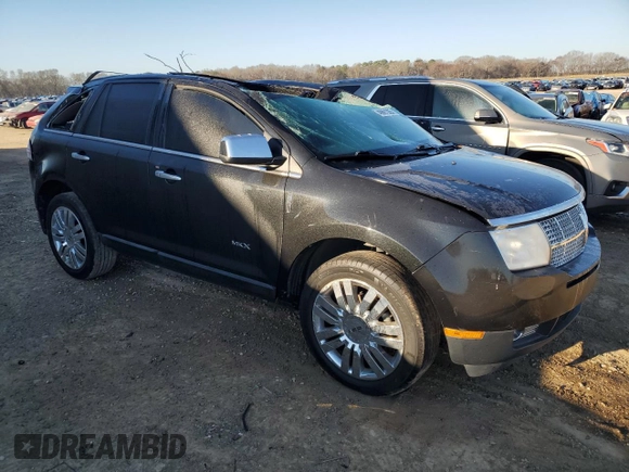 2010 Lincoln MKX with VIN 2LMDJ6JC2ABJ00840, listed as a Copart auction lot 46691285 with 228,326 mi miles and Salvage Title. Bid and sale history available at carsss.com. Image 4.