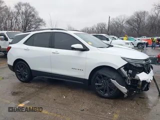 2022 Chevrolet Equinox RS with VIN 3GNAXMEVXNS118530, listed as a IAAI auction lot 41452469 with 53,217 mi miles and . Bid and sale history available at DreamBid. Image 13.