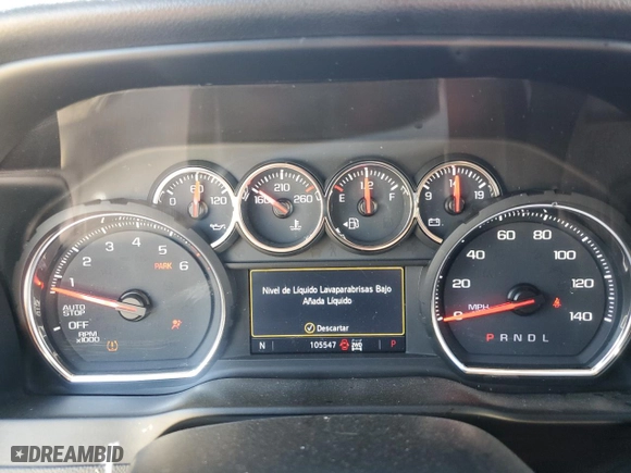 2019 Chevrolet Silverado 1500 LT Trail Boss with VIN 1GCPYFED5KZ360806, listed as a Copart auction lot 48714005 with 105,547 mi miles and Salvage Title. Bid and sale history available at carsss.com. Image 9.
