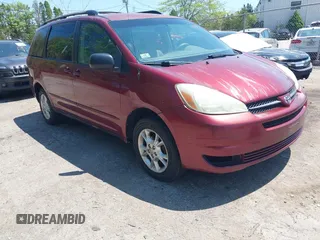 2005 Toyota Sienna LE with VIN 5TDBA23C75S029569, listed as a IAAI auction lot 42254021 with 195,137 mi miles and . Bid and sale history available at DreamBid. Image 1.