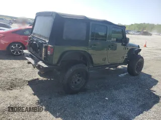 2008 Jeep Wrangler Unlimited Sahara with VIN 1J4GA59158L550576, listed as a Copart auction lot 53095565 with 208,434 mi miles and Salvage Title. Bid and sale history available at DreamBid. Image 3.
