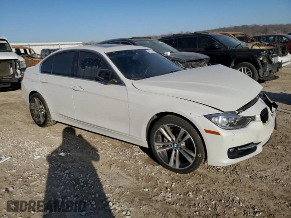 2015 BMW 3 Series 335i xDrive with VIN WBA3B9C52FF588814, listed as a Copart auction lot 48379495 with 73,302 mi miles and Salvage title. Bid and sale history available at DreamBid. Image 4.