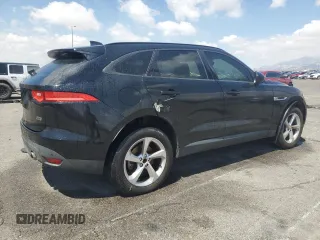 2017 Jaguar F-Pace 35t Premium with VIN SADCJ2BVXHA090332, listed as a Copart auction lot 55671435 with 92,443 mi miles and Salvage Title. Bid and sale history available at DreamBid. Image 3.