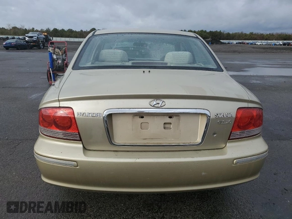 2003 Hyundai Sonata GLS with VIN KMHWF35H23A803752, listed as a Copart auction lot 79953044 with 105,538 mi miles and Salvage Title. Bid and sale history available at carsss.com. Image 6.