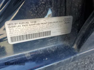 2009 Audi A4 2.0T Prem with VIN WAULF78K89N032251, listed as a Copart auction lot 46264375 with 156,987 mi miles and Salvage Title. Bid and sale history available at carsss.com. Image 12.