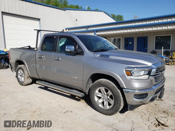 2019 Ram 1500 Laramie with VIN 1C6SRFDT5KN713298, listed as a Copart auction lot 51713624 with 118,908 mi miles and Salvage Title. Bid and sale history available at carsss.com. Image 4.