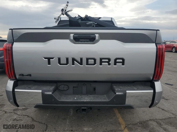 2025 Toyota Tundra 4WD SR with VIN 5TFLA5DB6SX261646, listed as a Copart auction lot 42789185 with 0 mi miles and Salvage Title. Bid and sale history available at carsss.com. Image 6.
