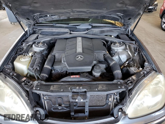 2005 Mercedes-Benz S 500 with VIN WDBNG75J05A456253, listed as a Copart auction lot 60942685 with 290,351 mi miles and Clean title. Bid and sale history available at DreamBid. Image 11.