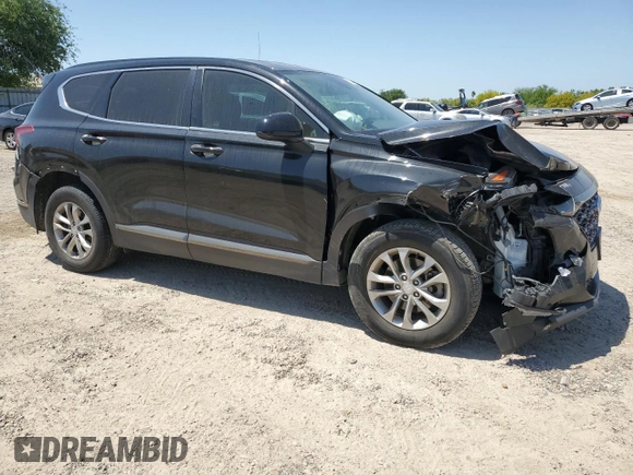 2019 Hyundai Santa Fe SE with VIN 5NMS23AD7KH008783, listed as a Copart auction lot 52349385 with 61,200 mi miles and Salvage Title. Bid and sale history available at carsss.com. Image 4.